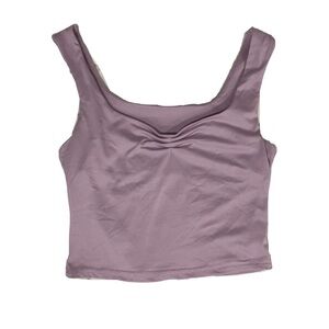Lavender Cropped Tank Top